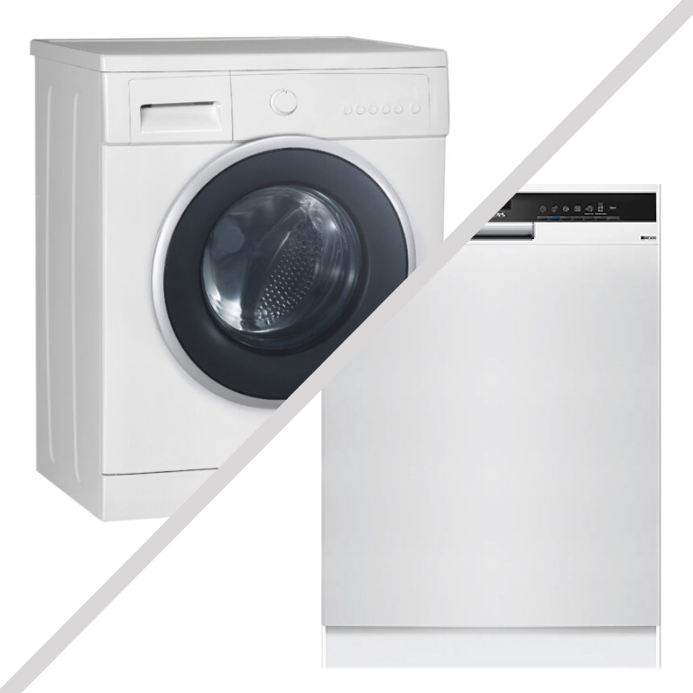 Astianpesukoneen ja pyykinpesukoneen asennus