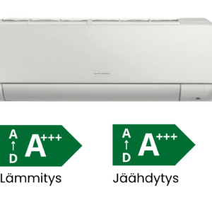 Gree SP 35 jäähdyttävä ja lämmittävä ilmalämpöpumppu asennettuna